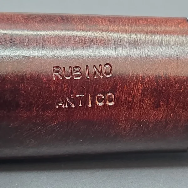 Rossi Rubino Antico 8316 Smooth Pot w/ Nickel Briar Pipe, New, 6mm - Image 11
