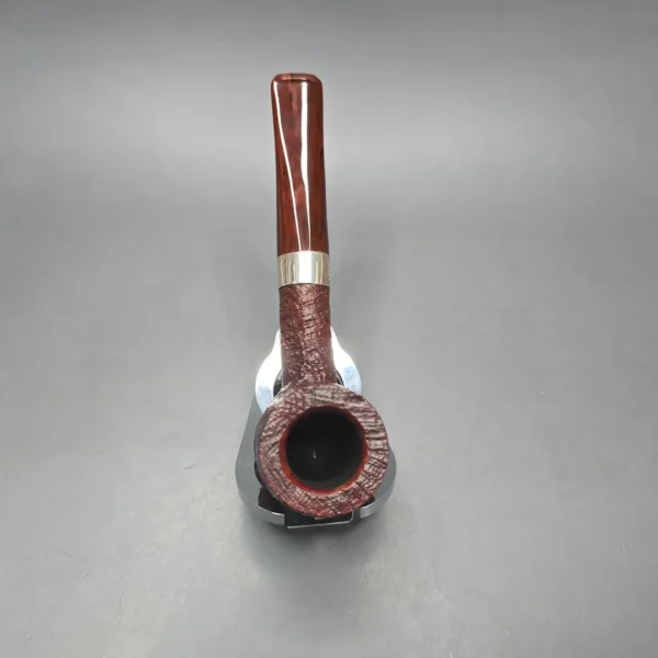 Peterson Irish Harp 107 Sandblasted Billiard with Silver (New) - Image 9