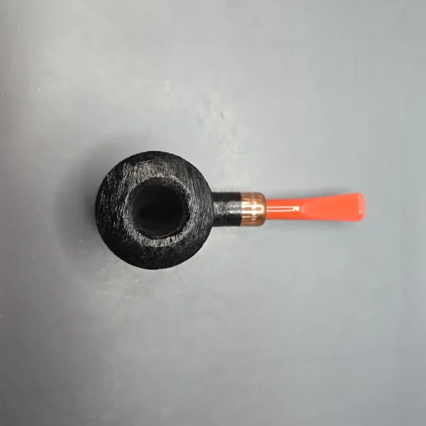 4th Generation (by Ascorti) 1897 Forza Primitivo Rusticated Dublin w/ Copper Estate Briar Pipe, Unsmoked - Image 8