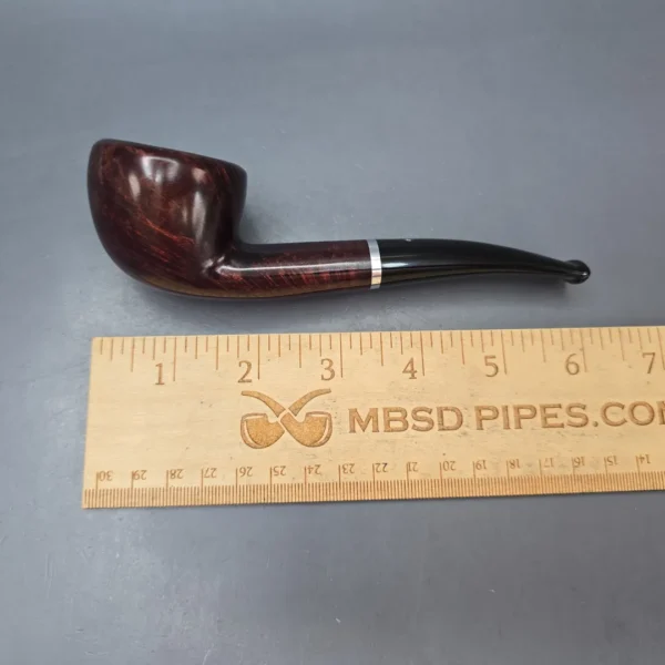 Rossi Rubino Antico 8316 Smooth Pot w/ Nickel Briar Pipe, New, 6mm - Image 13
