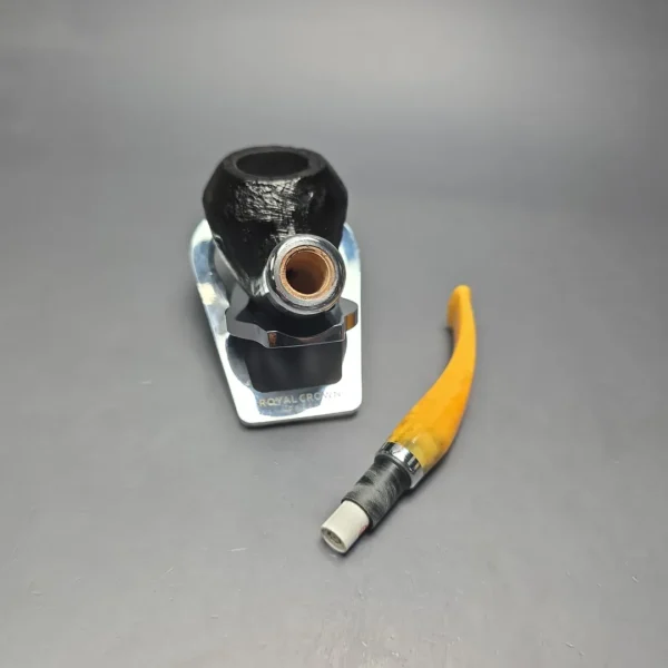 Molina Ambra 103 Sandblasted Rhodesian Briar Pipe, New, 9mm - Image 14