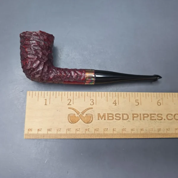 Peterson 2025 Christmas Pipe 120 Rusticated Dublin Estate Briar Pipe, Unsmoked - Image 4