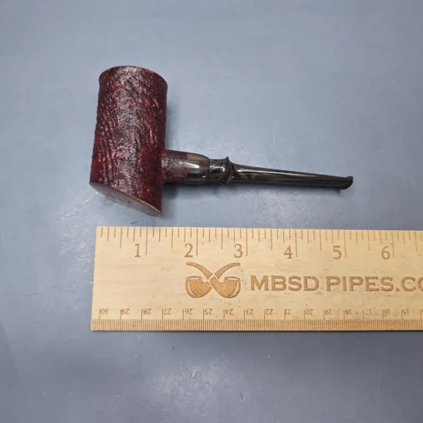 Pipe Tristan Partially Sandblasted Poker with Horn (New) - Image 12