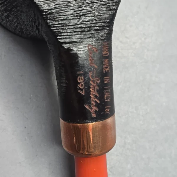4th Generation (by Ascorti) 1897 Forza Primitivo Rusticated Dublin w/ Copper Estate Briar Pipe, Unsmoked - Image 10