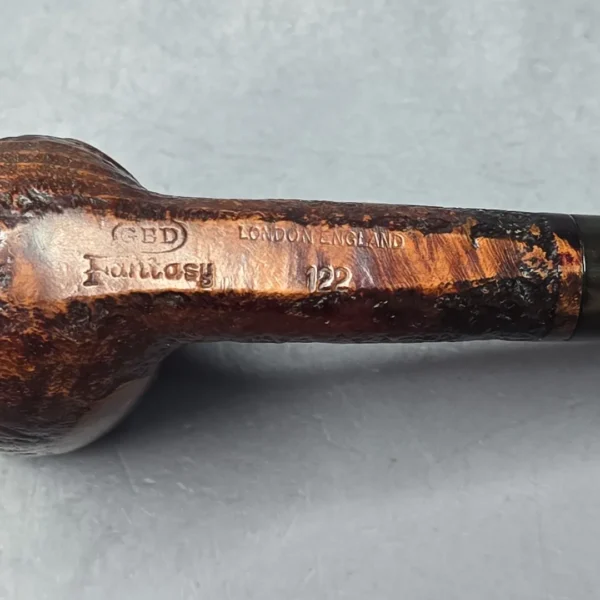 GBD (Pre-1980s) Fantasy 122 Partially Sandblasted Billiard (Estate) - Image 11