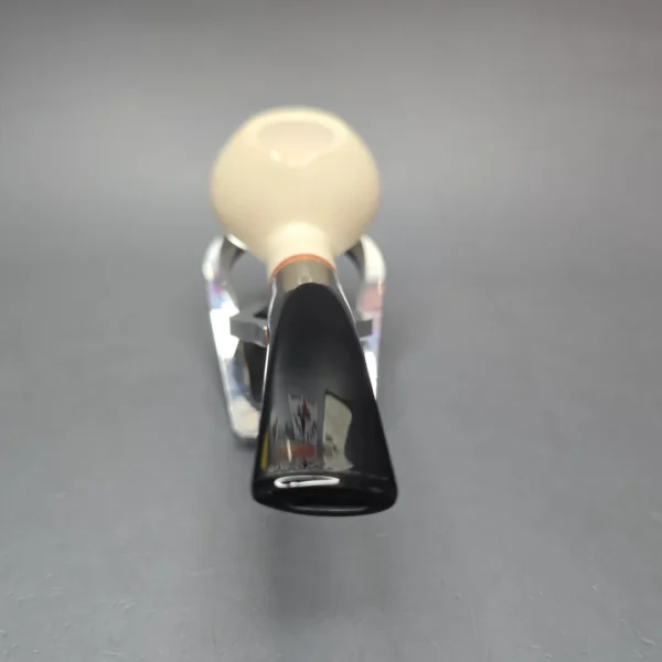 MBSD Meerschaum Deluxe Smooth Author Block Meerschaum Pipe, Briar-Mortise, New - Image 6