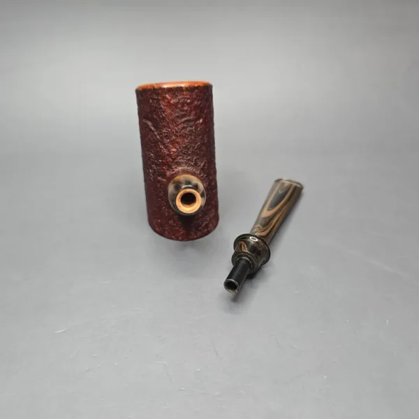 Pipe Tristan Partially Sandblasted Poker with Horn (New) - Image 14