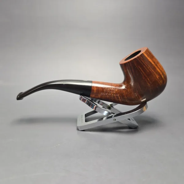 James Upshall P Grade Group 5 Smooth Bent Billiard Estate Briar Pipe, Unsmoked - Image 4