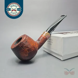 4th Generation (by Ascorti) Forza Nebbiolo 1931 Sandblasted Apple Estate Briar Pipe, Unsmoked