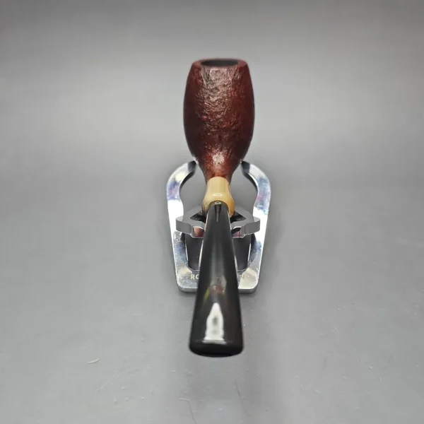 MBSD Briars Modern Masters 3 Sandblasted Tulip w/ Faux Horn Handmade Briar Pipe, New - Image 5