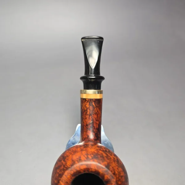 Neerup Classic 2 Smooth Apple w/ Acrylic & Brass Estate Briar Pipe, Unsmoked - Image 10