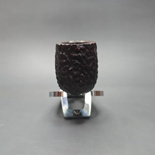 Peterson 2025 St Patrick's Day 264 Rusticated Canadian w/ Silver Estate Briar Pipe, Unsmoked - Image 13
