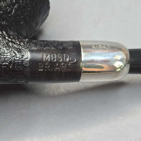 MBSD Briars Timeless Traditions 2 Sandblasted Bent Billiard with Silver (New) - Image 12