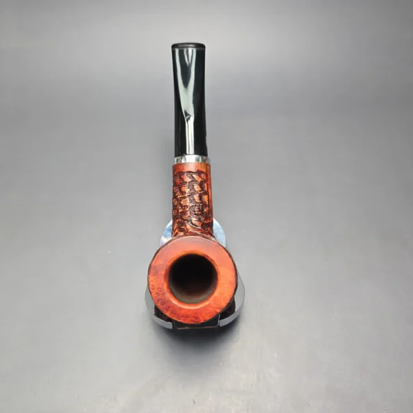 Chacom Rustic 1201 Rusticated Billiard Estate Briar Pipe, Unsmoked - Image 10