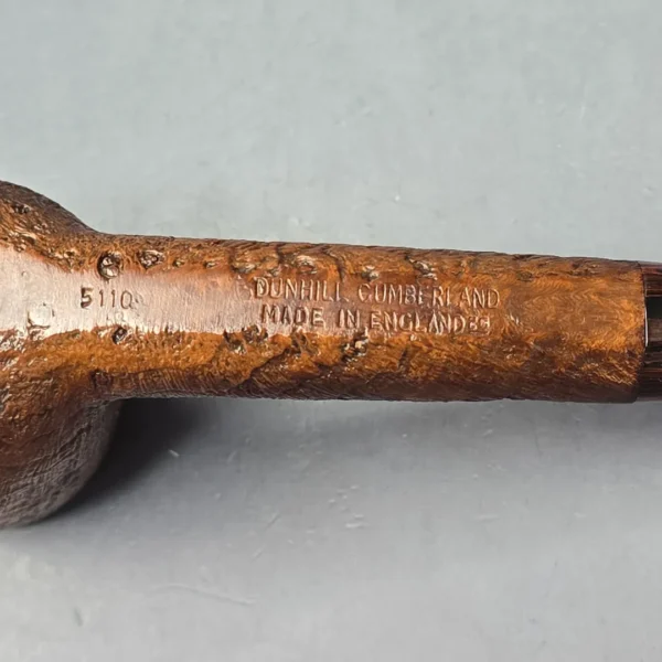 Dunhill 1986 Cumberland 5110 Partially Sandblasted Liverpool Estate Briar Pipe, Unsmoked - Image 12