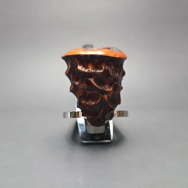 Nording Point Clear Partially Rusticated Freehand Estate Briar Pipe, Danish Estates - Image 3