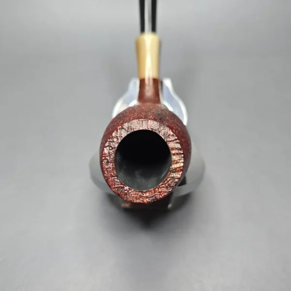 MBSD Briars Modern Masters 3 Sandblasted Tulip w/ Faux Horn Handmade Briar Pipe, New - Image 7