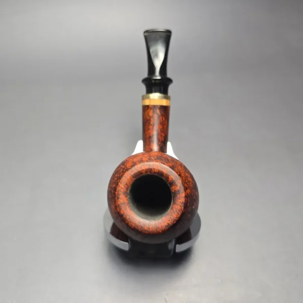 Neerup Classic 2 Smooth Apple w/ Acrylic & Brass Estate Briar Pipe, Unsmoked - Image 6
