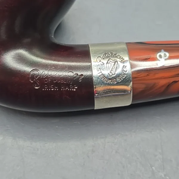 Peterson Irish Harp 221 Smooth Bent Billiard with Silver (New) - Image 11
