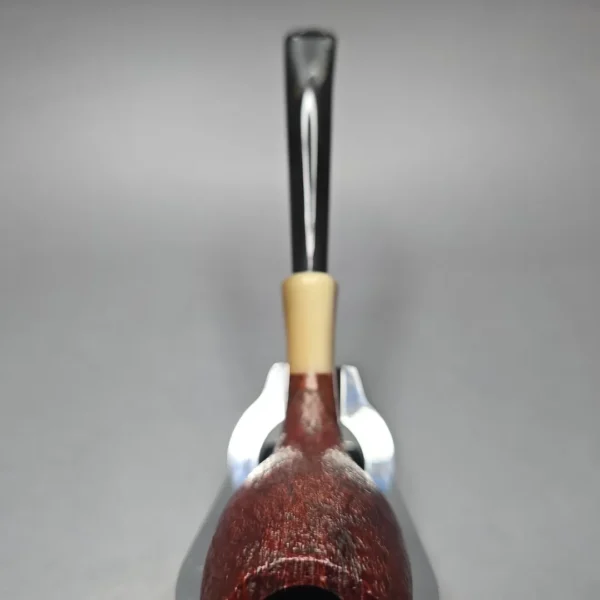 MBSD Briars Modern Masters 3 Sandblasted Tulip w/ Faux Horn Handmade Briar Pipe, New - Image 8