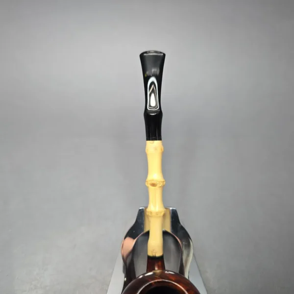 MBSD Briars Modern Masters 1 Smooth Peewit w/ Bamboo Handmade Briar Pipe, New - Image 8