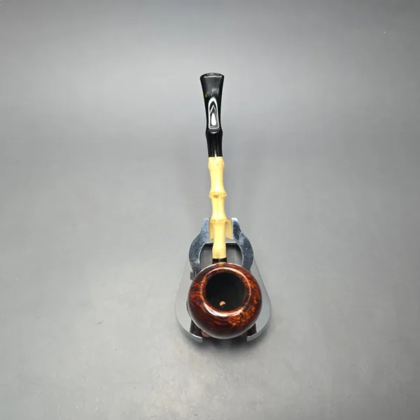 MBSD Briars Modern Masters 1 Smooth Peewit w/ Bamboo Handmade Briar Pipe, New - Image 9