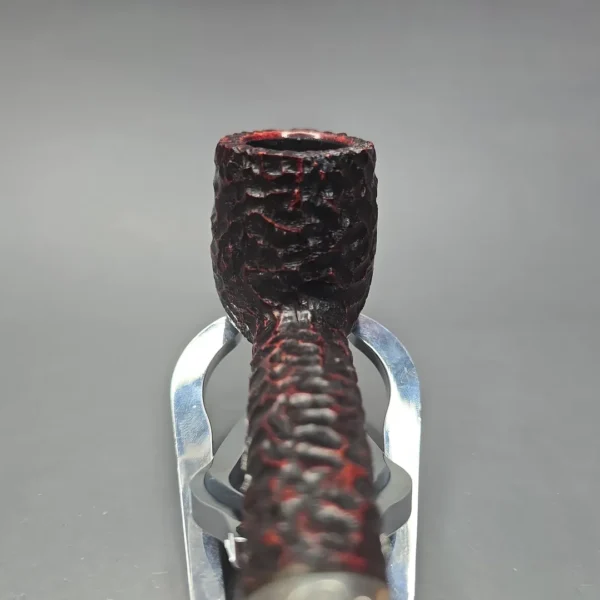 Peterson 2025 St Patrick's Day 264 Rusticated Canadian w/ Silver Estate Briar Pipe, Unsmoked - Image 10