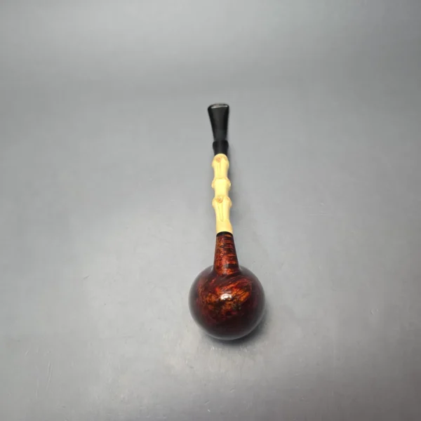 MBSD Briars Modern Masters 1 Smooth Peewit w/ Bamboo Handmade Briar Pipe, New - Image 10