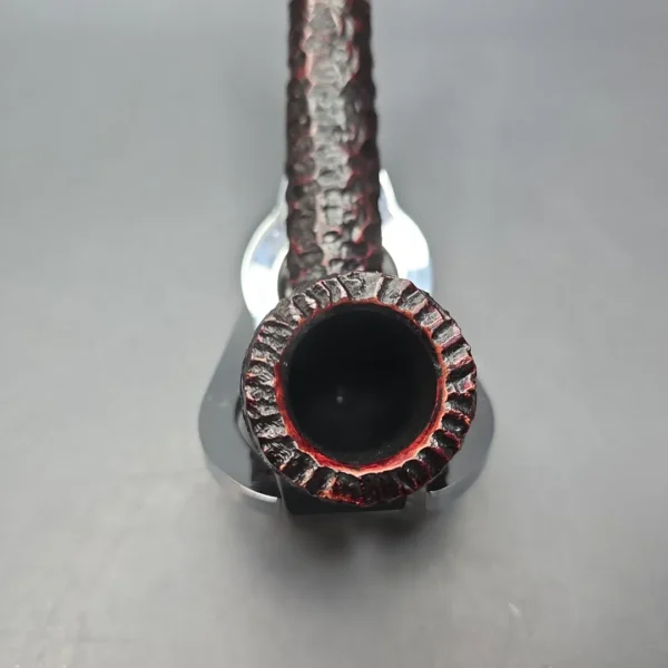 Peterson 2025 St Patrick's Day 264 Rusticated Canadian w/ Silver Estate Briar Pipe, Unsmoked - Image 9