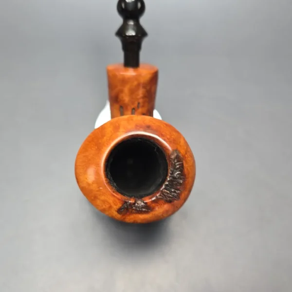 Nording Point Clear Partially Rusticated Freehand Estate Briar Pipe, Danish Estates - Image 7