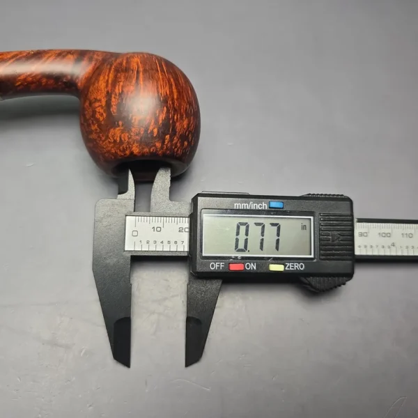 Neerup Classic 2 Smooth Apple w/ Acrylic & Brass Estate Briar Pipe, Unsmoked - Image 5