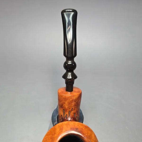 Nording Point Clear Partially Rusticated Freehand Estate Briar Pipe, Danish Estates - Image 8