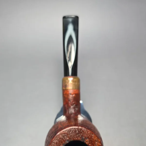 4th Generation (by Ascorti) Forza Nebbiolo 1931 Sandblasted Apple Estate Briar Pipe, Unsmoked - Image 8