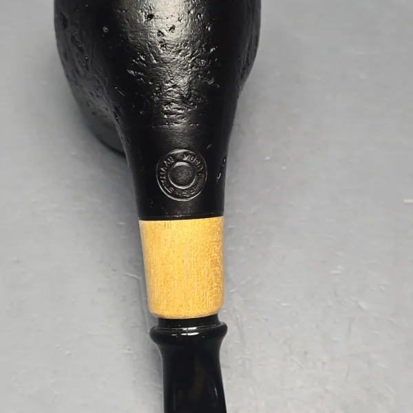 MBSD Briars by Piero Vitale Black Sandblasted Brandy w/ Boxwood, Briar Pipe, New - Image 11