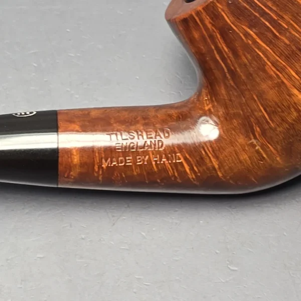 James Upshall P Grade Group 5 Smooth Bent Billiard Estate Briar Pipe, Unsmoked - Image 12