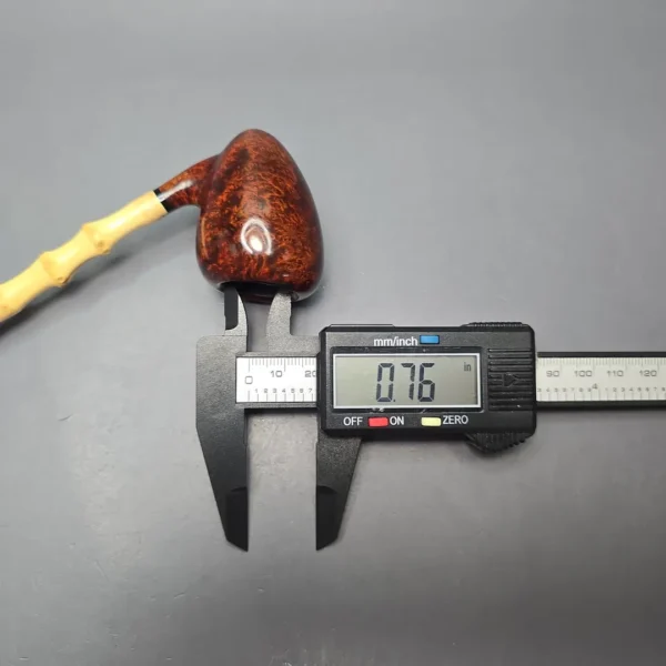 MBSD Briars Modern Masters 1 Smooth Peewit w/ Bamboo Handmade Briar Pipe, New - Image 13
