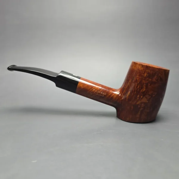 James Upshall A Grade EXL Smooth Poker Estate Briar Pipe, Unsmoked - Image 4