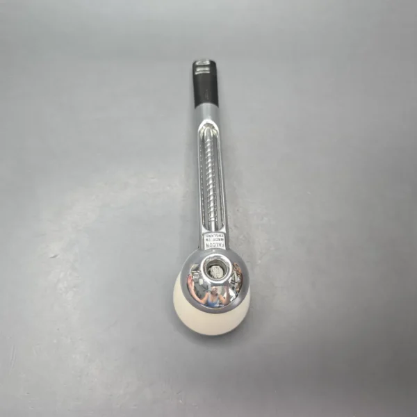 Falcon Chrome Dental w/ MBSD Meerschaum Rhodesian Block Meerschaum Bowl Pipe, New - Image 10