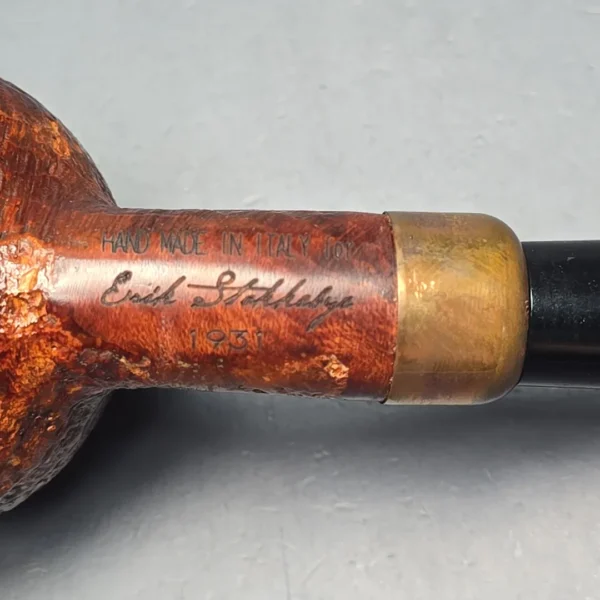 4th Generation (by Ascorti) Forza Nebbiolo 1931 Sandblasted Apple Estate Briar Pipe, Unsmoked - Image 11