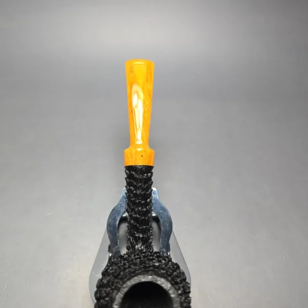 Eclesias Pipes "Dragon Scale" Sandblasted Egg Handmade Briar Pipe, New - Image 7