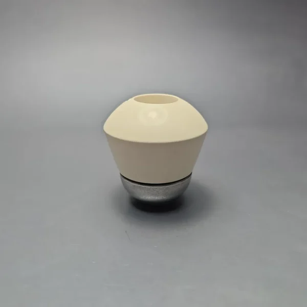 Falcon Chrome Dental w/ MBSD Meerschaum Rhodesian Block Meerschaum Bowl Pipe, New - Image 12