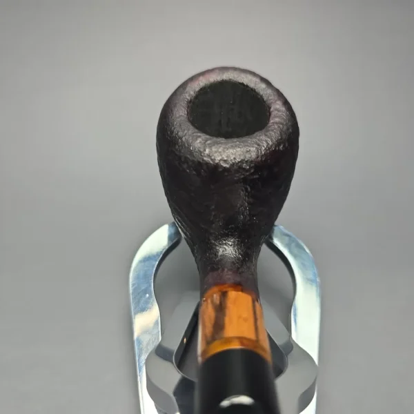 Stanwell (1990s-2009) Zebrano 25 Sandblasted Scoop w/ Zebrawood Estate Briar Pipe, Unsmoked - Image 6