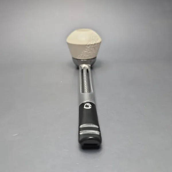 Falcon Chrome Dental w/ MBSD Meerschaum Rhodesian Block Meerschaum Bowl Pipe, New - Image 9