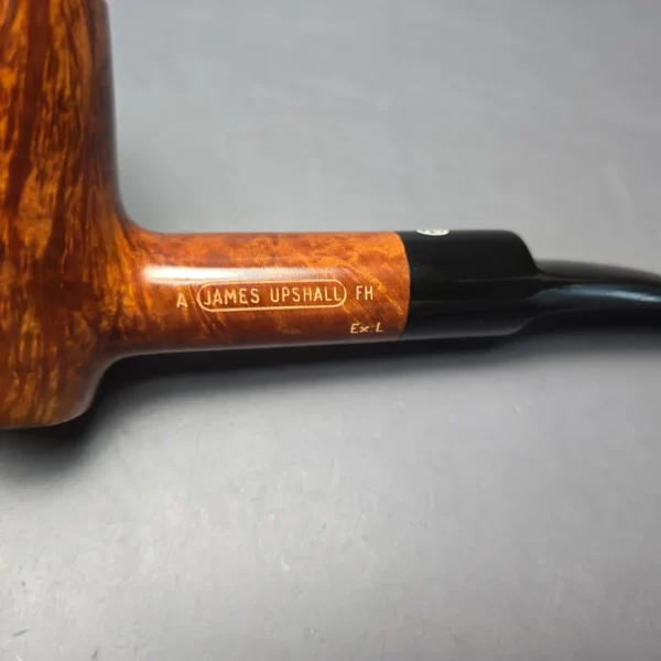 James Upshall A Grade EXL Smooth Poker Estate Briar Pipe, Unsmoked - Image 11
