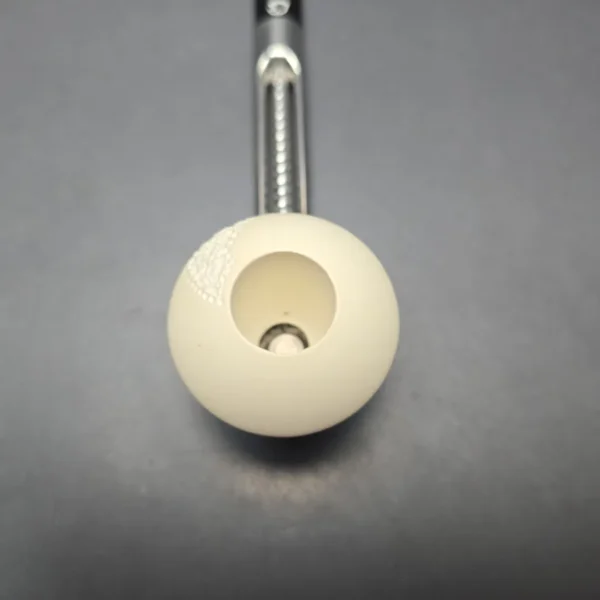 Falcon Chrome Dental w/ MBSD Meerschaum Rhodesian Block Meerschaum Bowl Pipe, New - Image 11