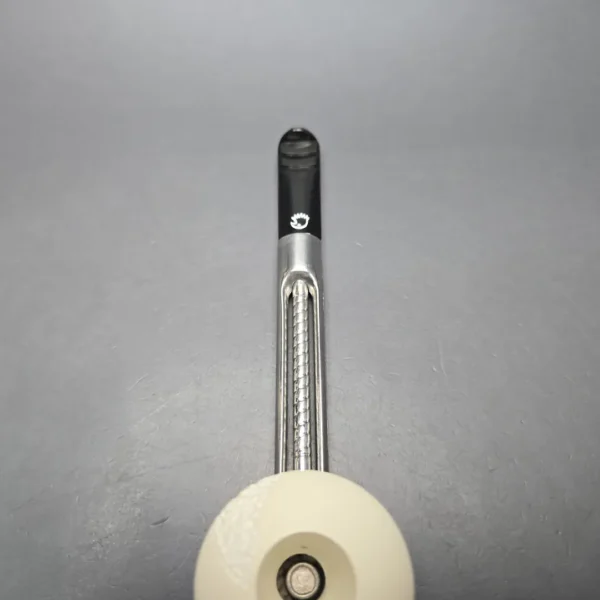 Falcon Chrome Dental w/ MBSD Meerschaum Rhodesian Block Meerschaum Bowl Pipe, New - Image 7