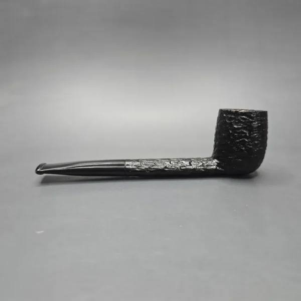 Rossi Mezzanotte 8801 Rusticated Canadian Briar Pipe, New - Image 4