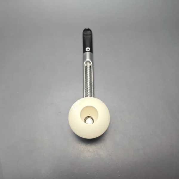 Falcon Chrome Dental w/ MBSD Meerschaum Rhodesian Block Meerschaum Bowl Pipe, New - Image 8