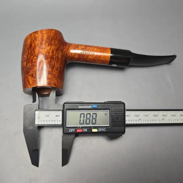 James Upshall A Grade EXL Smooth Poker Estate Briar Pipe, Unsmoked - Image 13