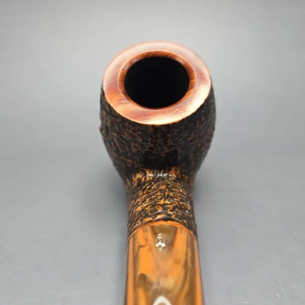 Savinelli Ol' Times Classic Rusticated Bent Billiard (6mm) (Estate) - Image 6